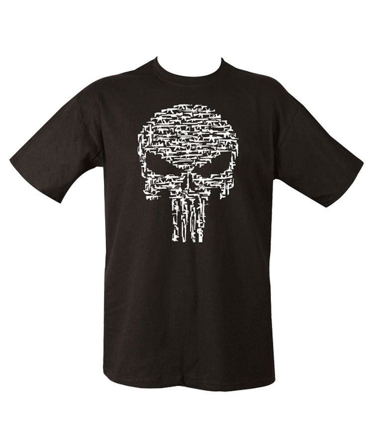 Skull / Guns T-shirt - Black