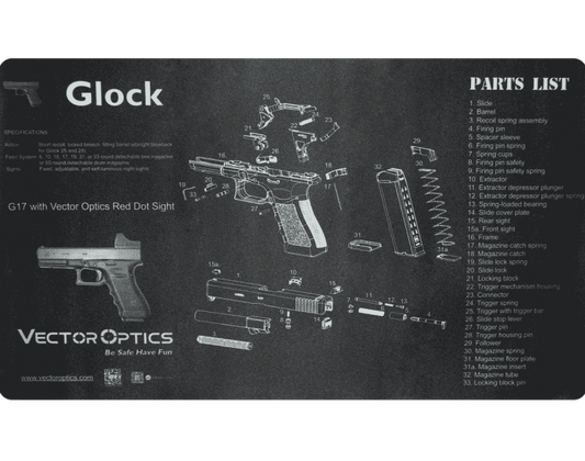 Vector optics maintenance work mat Glock