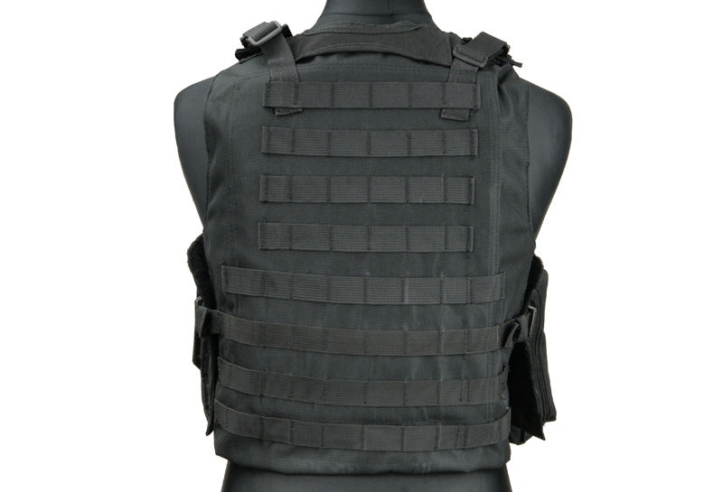 LIGHTWEIGHT AAV FSBE ASSAULT VEST SYSTEM - BLACK