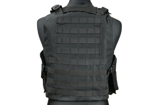 LIGHTWEIGHT AAV FSBE ASSAULT VEST SYSTEM - BLACK