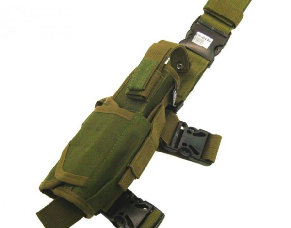 UNIVERSAL TYPE TACTICAL DROP LEG HOLSTER - OLIVE - OUTDOOR ZONE