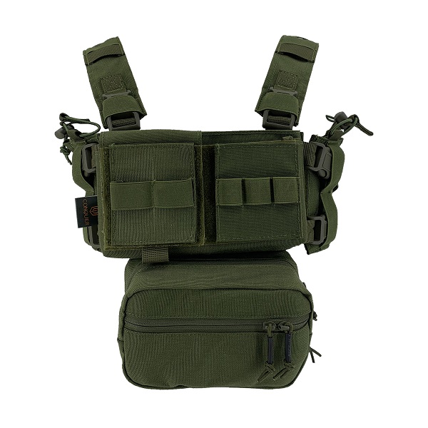 CONQUER MPC FULL SET VEST / CHEST RIG (3 IN 1) - OD - OUTDOOR ZONE