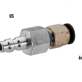 HPA male US coupler with 6mm macro line inlet