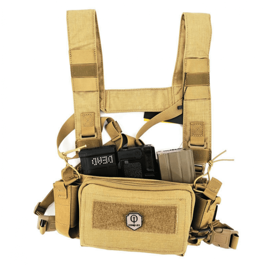 CONQUER MICRO CHEST RIG - TAN - OUTDOOR ZONE