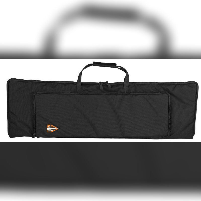100CM 600D DOUBLE POCKET GUNBAG - BLACK - Image 6