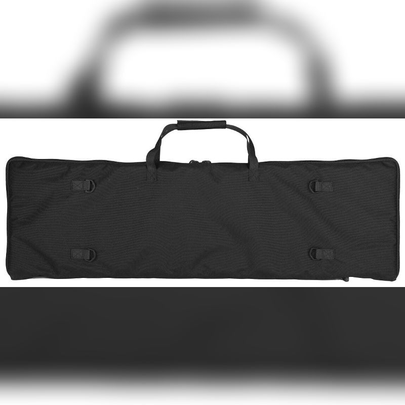 100CM 600D DOUBLE POCKET GUNBAG - BLACK - Image 5