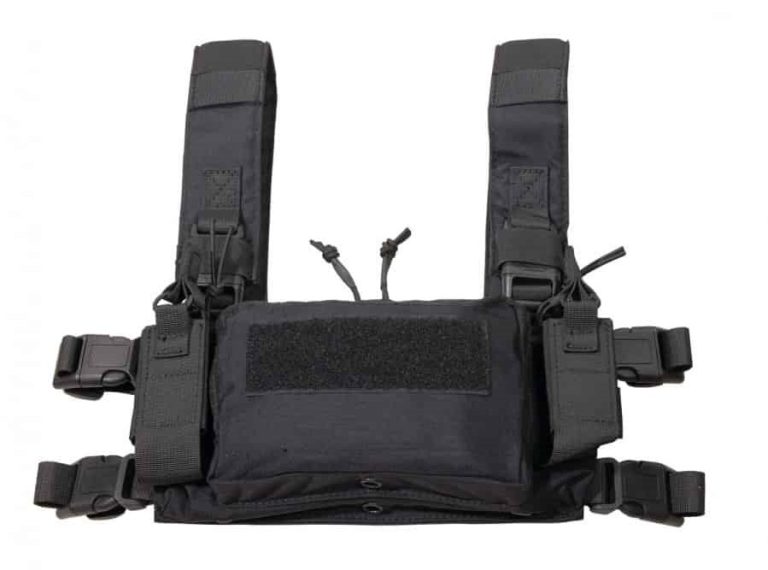 Conquer Micro Chest Rig Black Outdoor Zone