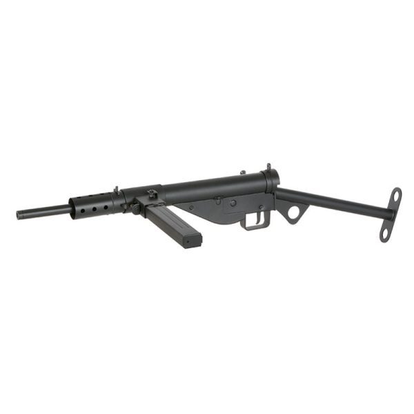 STEN MK2 FULL STEEL AEG submachine gun - black - Image 9
