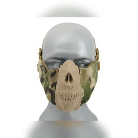 HALF FACE SKULL FACE MASK - padded - multicam