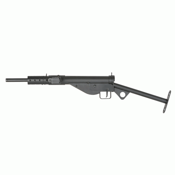 STEN MK2 FULL STEEL AEG submachine gun - black - Image 11