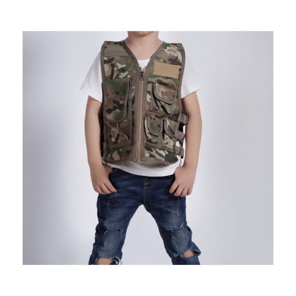 SCOUT Tactical CHILDREN VEST – CAMO 43cm