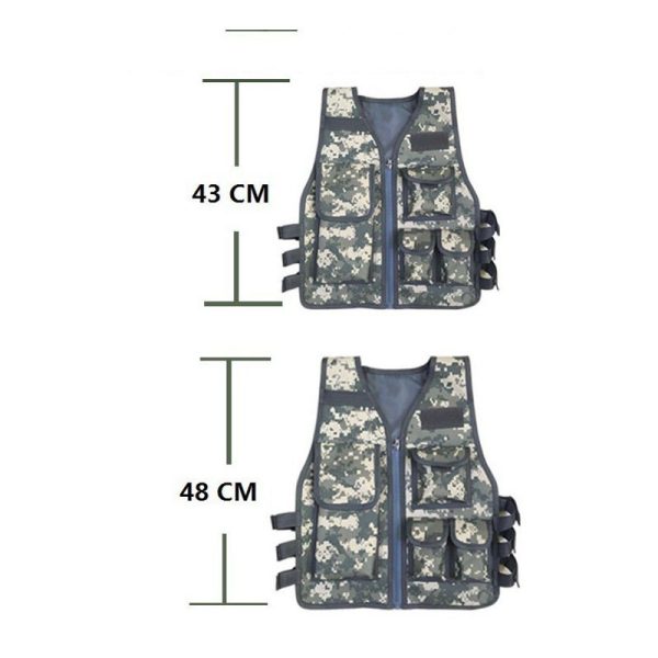 SCOUT Tactical CHILDREN VEST – CAMO 43cm - Image 4