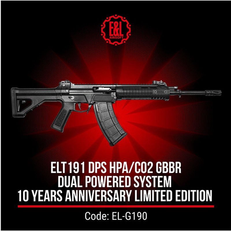 E&L ELT191 DPS GBBR – Dual Powered 10 Year Limited Anniversary Edition - HPA & CO2