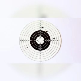 CARD SHOOTING TARGET paper - 14x14cm - 20pcs